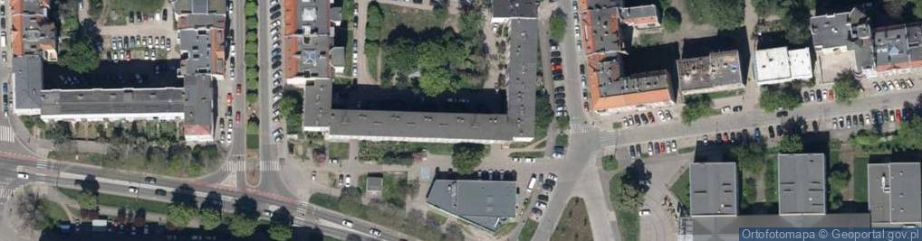 Zdjęcie satelitarne Kamienna ul.