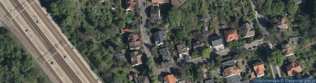 Zdjęcie satelitarne Kącka ul.