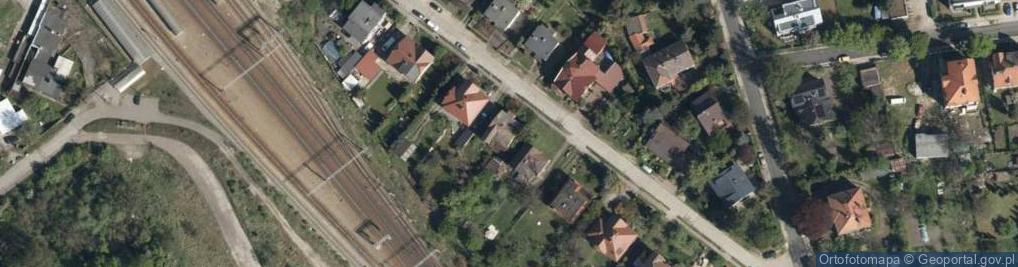 Zdjęcie satelitarne Kącka ul.