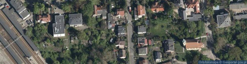 Zdjęcie satelitarne Kącka ul.