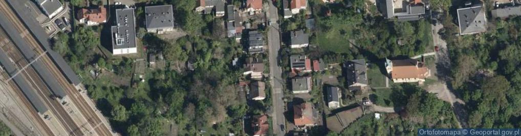 Zdjęcie satelitarne Kącka ul.