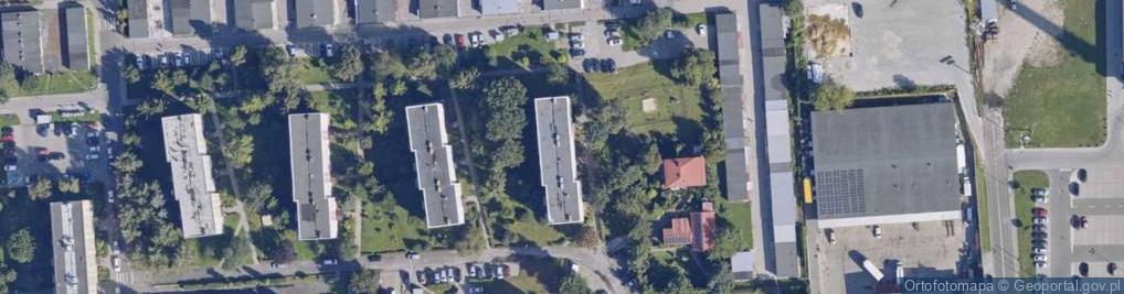 Zdjęcie satelitarne Kamienna ul.
