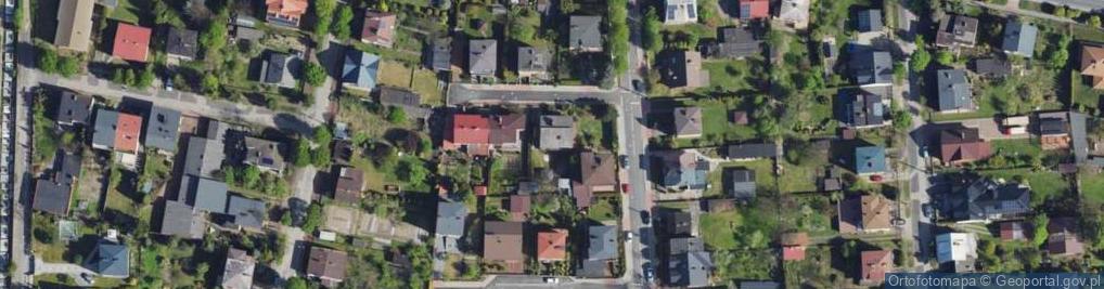 Zdjęcie satelitarne Kasztanowa ul.