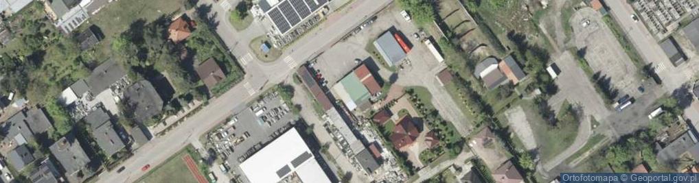 Zdjęcie satelitarne Kasztanowa ul.