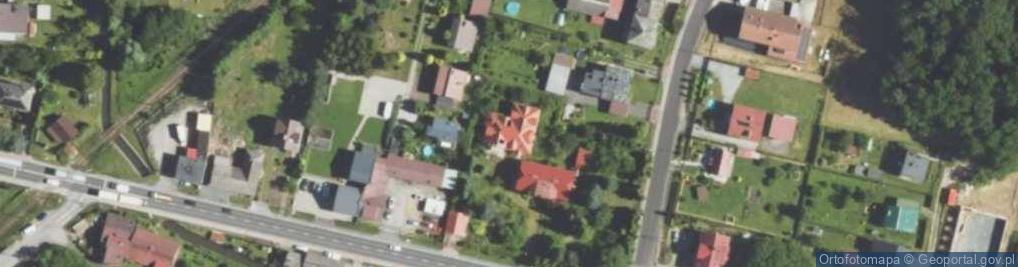 Zdjęcie satelitarne Kęckie Góry Północne ul.