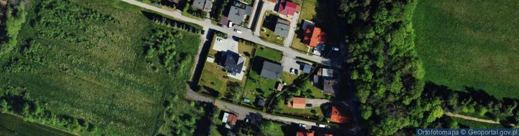Zdjęcie satelitarne Kęckie Góry Południowe ul.
