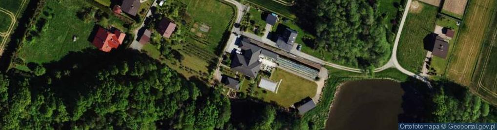 Zdjęcie satelitarne Kęcki Las ul.