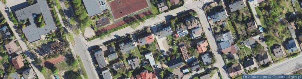 Zdjęcie satelitarne Kicińskiego Brunona ul.