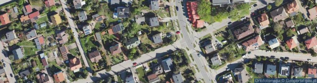 Zdjęcie satelitarne Kicińskiego Brunona ul.