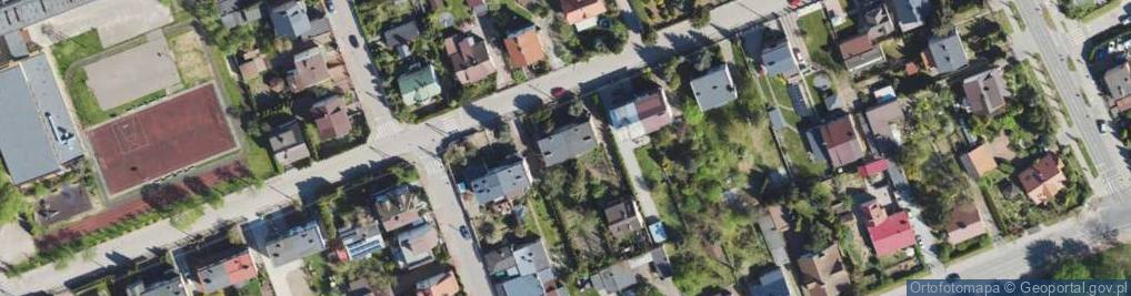 Zdjęcie satelitarne Kicińskiego Brunona ul.