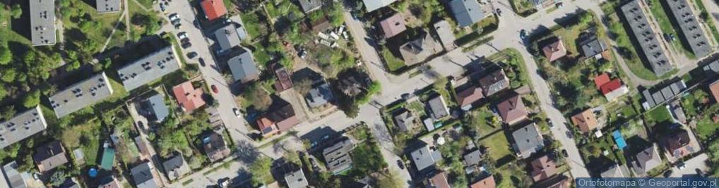 Zdjęcie satelitarne Kicińskiego Brunona ul.