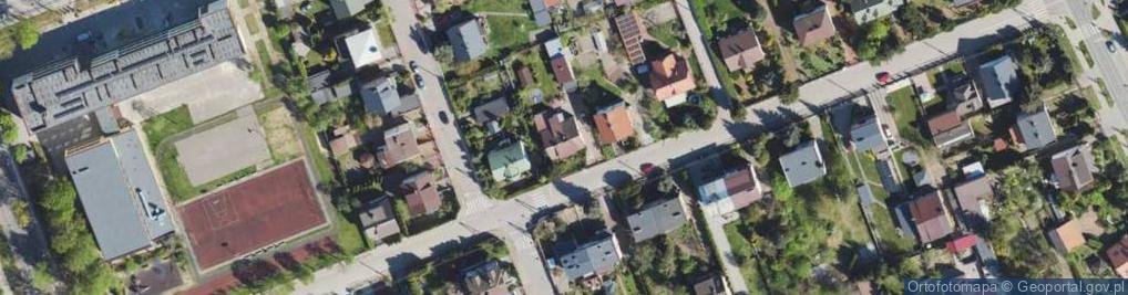 Zdjęcie satelitarne Kicińskiego Brunona ul.