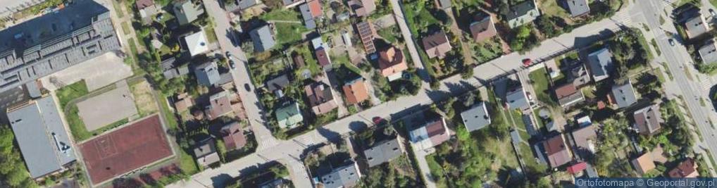 Zdjęcie satelitarne Kicińskiego Brunona ul.