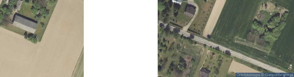 Zdjęcie satelitarne Kiełczewice Górne ul.