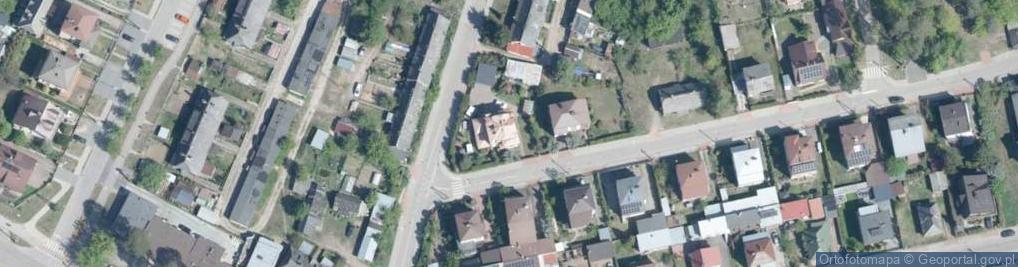 Zdjęcie satelitarne Klubowa ul.