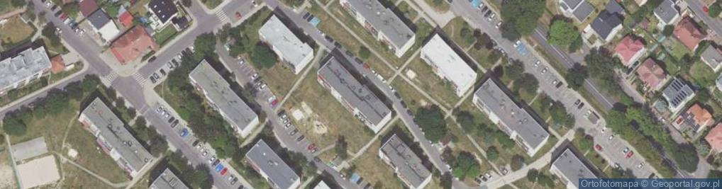 Zdjęcie satelitarne Kleeberga Franciszka, gen. ul.
