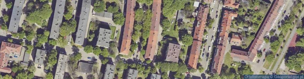 Zdjęcie satelitarne Klonowa ul.