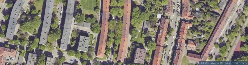 Zdjęcie satelitarne Klonowa ul.