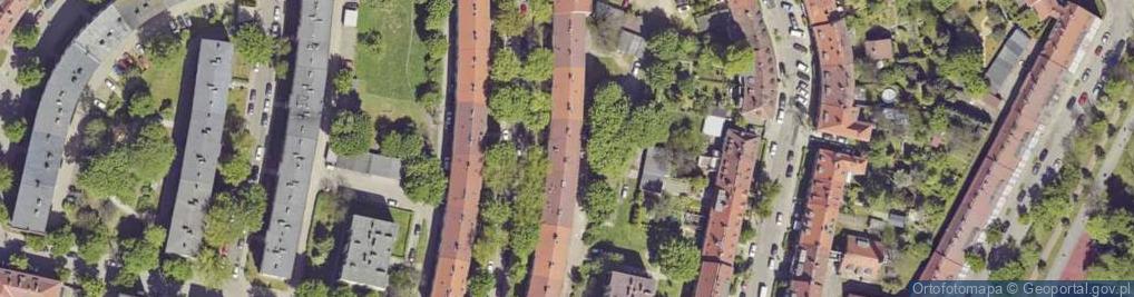 Zdjęcie satelitarne Klonowa ul.