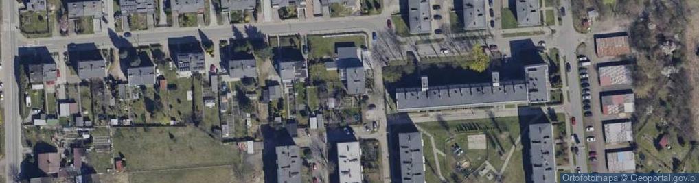 Zdjęcie satelitarne Klonowa ul.