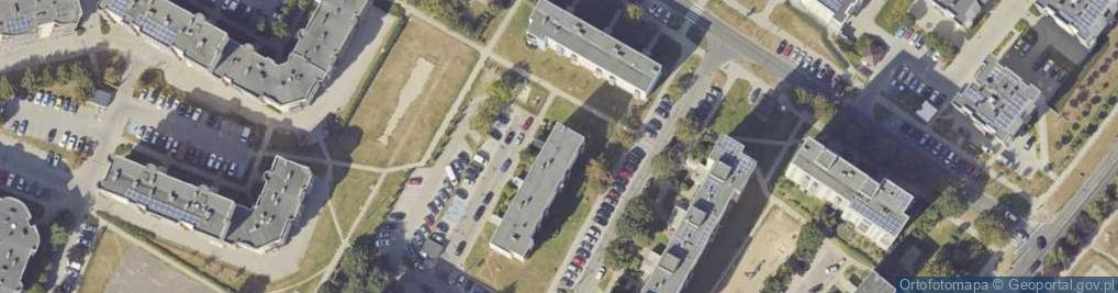 Zdjęcie satelitarne Kleeberga Franciszka, gen. ul.