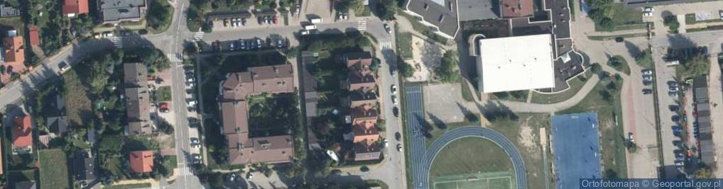 Zdjęcie satelitarne Klonowa ul.