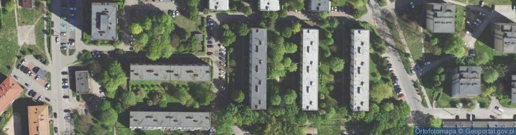 Zdjęcie satelitarne Klonowa ul.