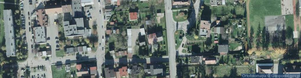 Zdjęcie satelitarne Kleparz Boczna ul.