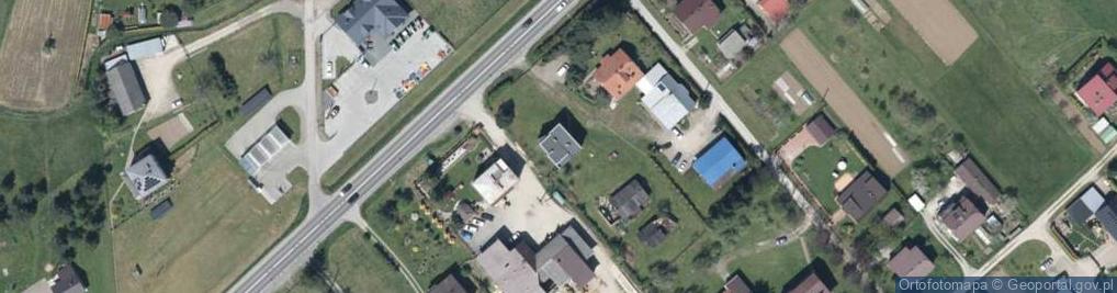Zdjęcie satelitarne Klęczany ul.