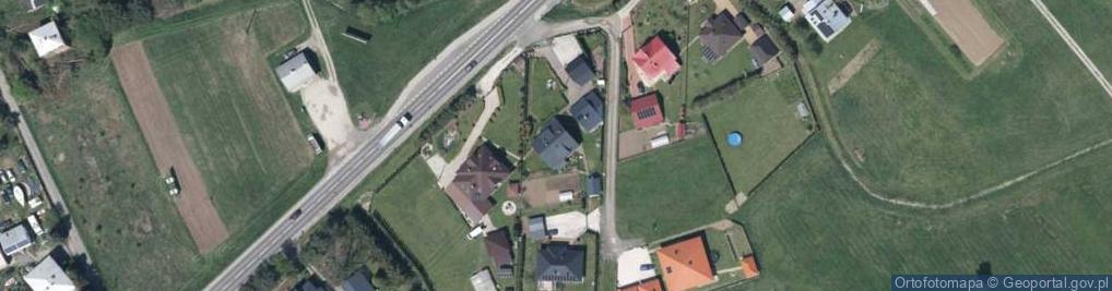Zdjęcie satelitarne Klęczany ul.