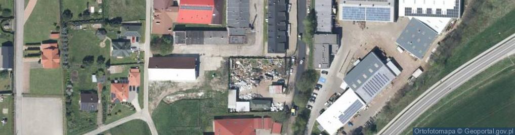 Zdjęcie satelitarne Klęczany ul.