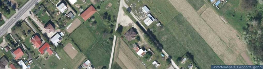 Zdjęcie satelitarne Klęczany ul.