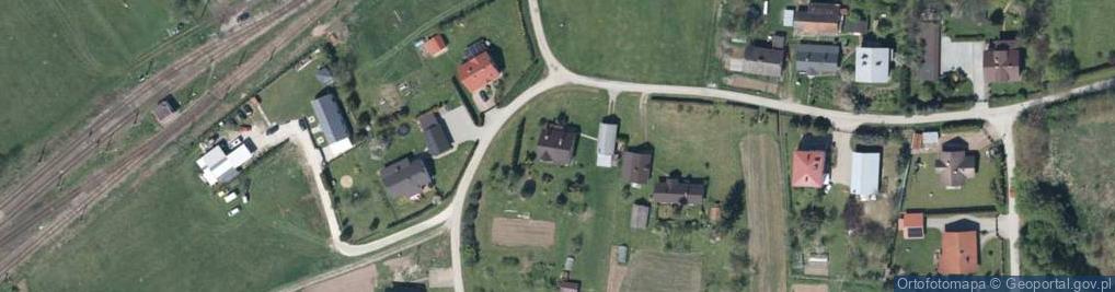 Zdjęcie satelitarne Klęczany ul.
