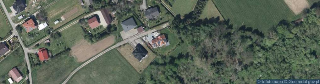 Zdjęcie satelitarne Klęczany ul.