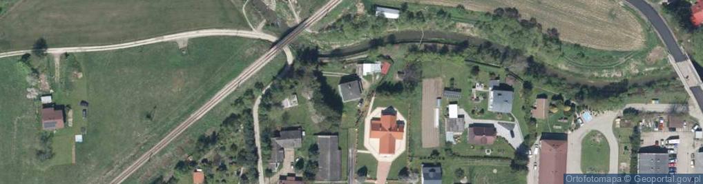 Zdjęcie satelitarne Klęczany ul.