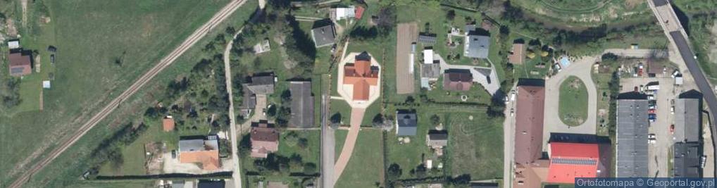 Zdjęcie satelitarne Klęczany ul.