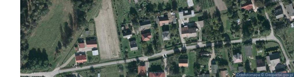 Zdjęcie satelitarne Klęczany ul.