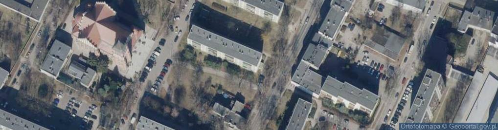 Zdjęcie satelitarne Klonowa ul.