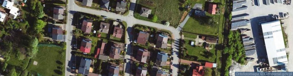 Zdjęcie satelitarne Klimeckiego Maurycego ul.