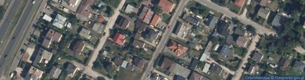 Zdjęcie satelitarne Klubowa ul.