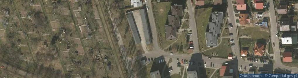 Zdjęcie satelitarne Klonowa ul.