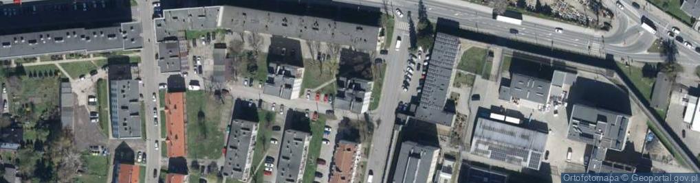 Zdjęcie satelitarne Klonowa ul.