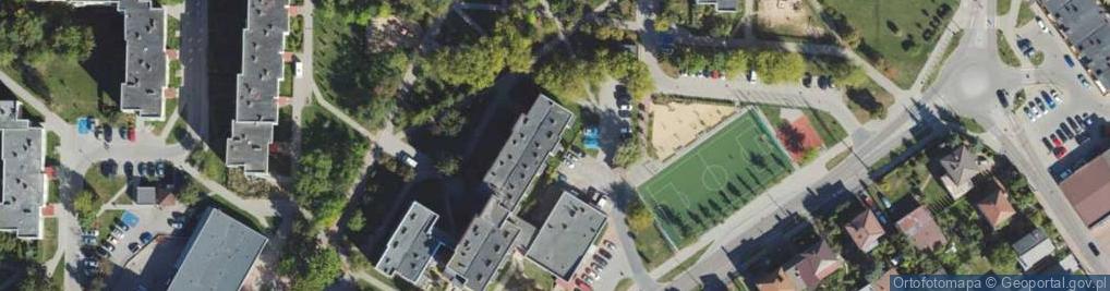 Zdjęcie satelitarne Klonowa ul.
