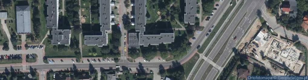 Zdjęcie satelitarne Klonowa ul.
