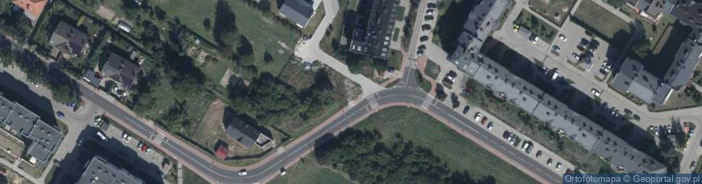 Zdjęcie satelitarne Klonowa ul.