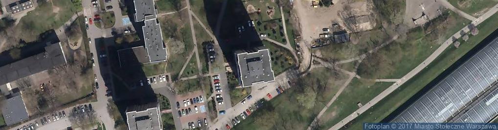 Zdjęcie satelitarne Klaudyny ul.