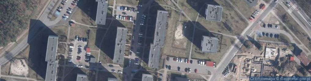Zdjęcie satelitarne Klonowa ul.