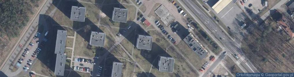 Zdjęcie satelitarne Klonowa ul.