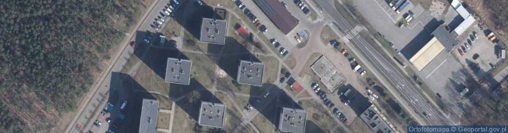 Zdjęcie satelitarne Klonowa ul.