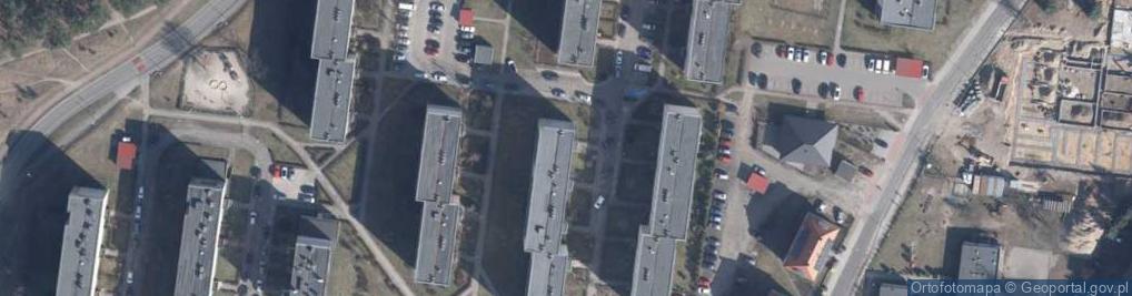 Zdjęcie satelitarne Klonowa ul.